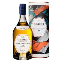 Коняк Годет Сингъл Крю Фен Боа 15 Г. / Cognac Godet Single Cru Fins Bois 15 YO