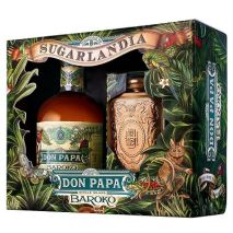 Ром Дон Папа Бароко с Фласк / Rum Don Papa Baroko Hip Flask