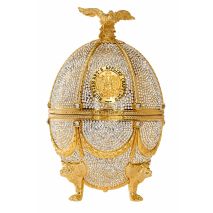 Imperial Collection Faberge White Diamond Wooden Box / Фаберже Бял Диамант