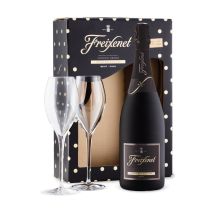 Фреженет Кордон Негро Брут + 2 Чаши / Freixenet Cordon Negro Brut + Gift Pack