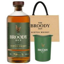 Уиски Брууди + Ледарка и Чанта Подарък / Whisky The Broody Hen + Ice Ball Maker Gift Set