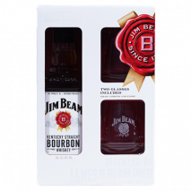 Джим Бийм + 2 Чаши / Jim Beam Glass Set