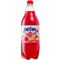 Газирана Безалкохолна Напитка Девин Бъблз Малина и Лимон / Devin Bublz Raspberry & Lemon