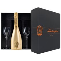 Ламборджини Голд Брут + 2 чаши / Lamborghini Glass Set 