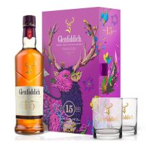 Гленфидих 15г. Китайска Нова Година + 2 Чаши / Glenfiddich Chinese New Year 15YO Glass Set