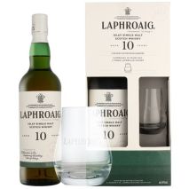 Лафройг 10г. + Чаша / Laphroaig 10YO + Glass Gift Set