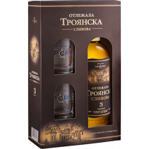 Отлежала Сливова Троян + 2 Чаши / Troyan Matured + 2 Glasses