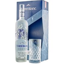 Водка Монтблан + Чаша / Vodka Montblanc Glass Set