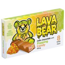 Лава Беър Млечен Шоколад Пукащи Бонбони / Lava Bear Chocolate Popping Candy